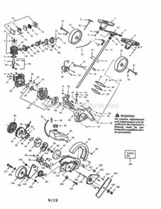 Part Location Diagram of 530036578 Husqvarna Mutter Body