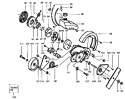 Starter Assembly Diagram and Parts List for 358797750  Craftsman Trimmer
