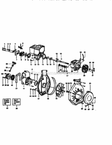 Page B Diagram and Parts List for 358797770  Craftsman Leaf Blower / Vacuum