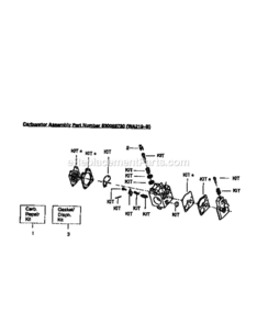 Page C Diagram and Parts List for 358797770  Craftsman Leaf Blower / Vacuum