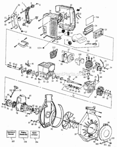 Page A Diagram and Parts List for 358797981  Craftsman Leaf Blower / Vacuum