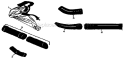 Part Location Diagram of 530094662 Husqvarna Blower Nozzle