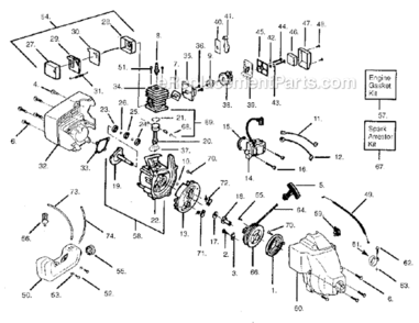 Part Location Diagram of 530016131 Craftsman Washer