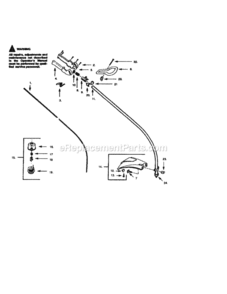 Page A Diagram and Parts List for 358798540  Craftsman Trimmer