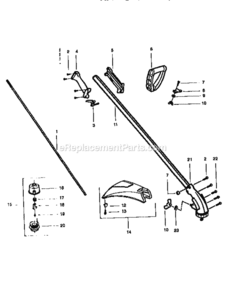 Page A Diagram and Parts List for 358798560  Craftsman Trimmer