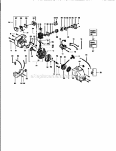 Page B Diagram and Parts List for 358798561  Craftsman Trimmer