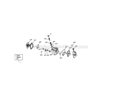 Page C Diagram and Parts List for 358798960  Craftsman Leaf Blower / Vacuum