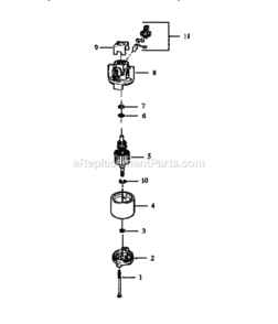 Part Location Diagram of 534228802 Craftsman Thrust Washer