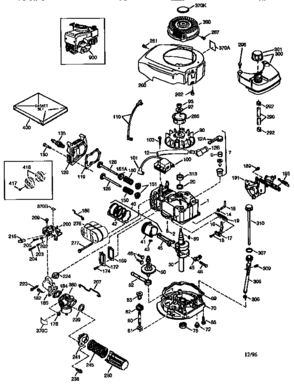 Engine 143.975508 (71/143) Diagram and Parts List for 143975508  Craftsman Engine
