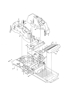 Part Location Diagram of 931-11559 MTD Console (Rh) 2.25" Cap