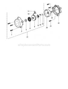 Page B Diagram and Parts List for 360796800  Craftsman Leaf Blower / Vacuum