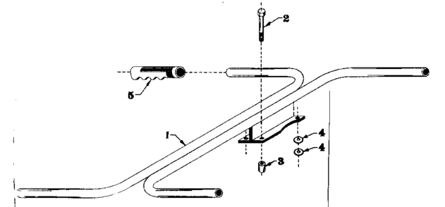 Handle Diagram and Parts List for 5803188-3  Craftsman Engine