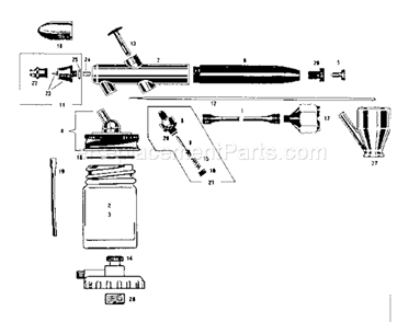 Part Location Diagram of 50-012 Craftsman Shell