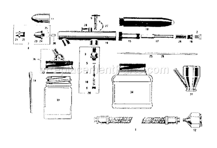 Part Location Diagram of 50-031 Craftsman Spring Screw