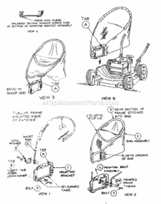 Part Location Diagram of 102-04-80414 Craftsman Bag