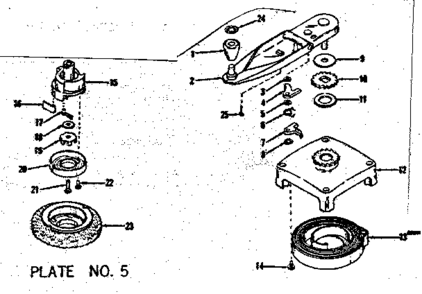 No-pull Starter No. 590361 Diagram and Parts List for 143122212  Craftsman Engine