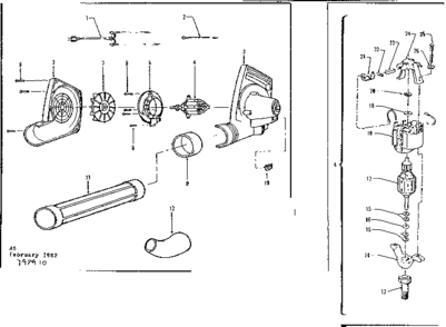 Part Location Diagram of 4410 Craftsman Harn/pwr-cd