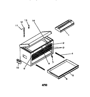 Part Location Diagram of M12422A4 Craftsman Insert