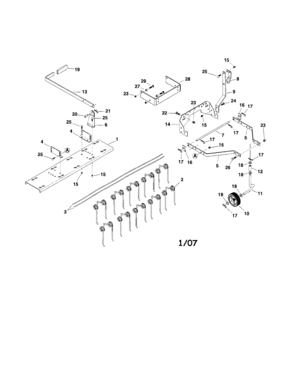 Part Location Diagram of 26044 Craftsman Wire clip