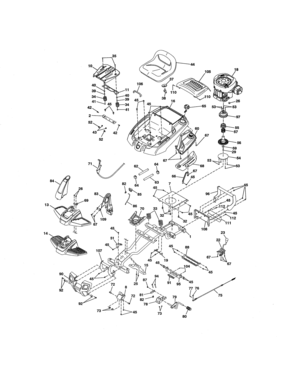 Part Location Diagram of 77100812 Craftsman Lawn mower clevis pin