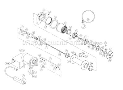 Part Location Diagram of 413018 Craftsman Cover-Gear Housing