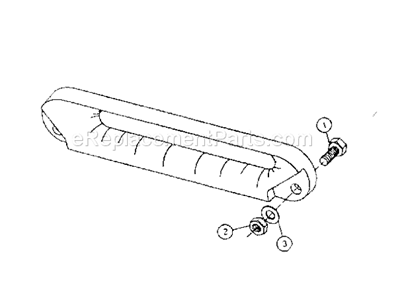 Hawse Type Fairlead Diagram and Parts List for 3906  Craftsman Hoist & Winch