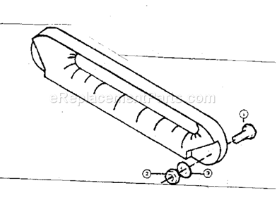 Hawse Type Fairlead Diagram and Parts List for 3920  Craftsman Hoist & Winch