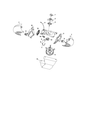 Part Location Diagram of 041D7742-7 Craftsman Garage Door Opener Travel Control Module