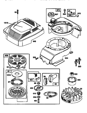Engine 128802-1519-23 (71/500) Diagram and Parts List for 500128802-1519-23  Craftsman Engine