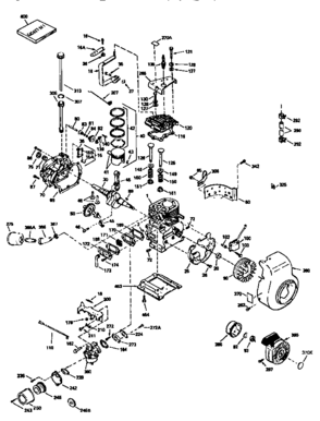 Engine 143.966005 (71/143) Diagram and Parts List for 143966005  Craftsman Engine