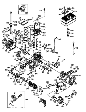Engine (71,143) 143.979003 Diagram and Parts List for 143979003  Craftsman Engine