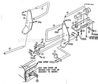 Part Location Diagram of 204114 Craftsman Bracket Assembly - R.H.