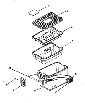Sst/caddy Diagram and Parts List for 706593030  Craftsman Tool Stand & Cart