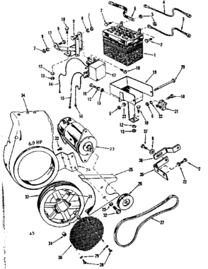 Part Location Diagram of 04760512 Craftsman Cap screw