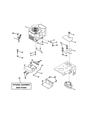 Part Location Diagram of 146699 Craftsman Exhaust Pipe