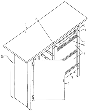 Unit Parts Diagram and Parts List for 65599  Craftsman Tool Stand & Cart