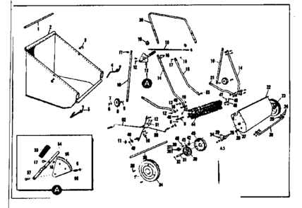 Replacement Parts Diagram and Parts List for 53679964  Craftsman Lawn Tractor