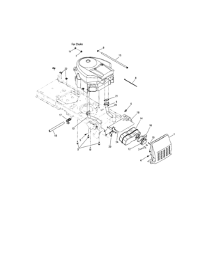 44l777-3137-g5 Engine/muffler Diagram and Parts List for 247289330  Craftsman Lawn Tractor