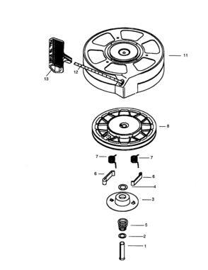 Starter 590702 Diagram and Parts List for 143996504  Craftsman Engine