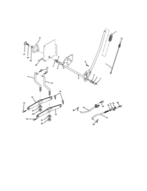 Lift Assembly Diagram and Parts List for 9172736402  Craftsman Lawn Tractor