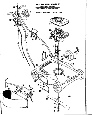 Part Location Diagram of 622A13 Craftsman Bag
