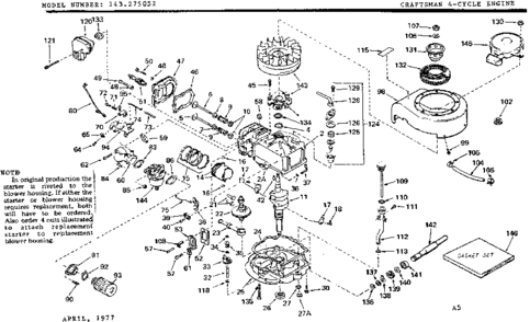 Part Location Diagram of 34261 Craftsman Crankshaft