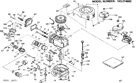 Part Location Diagram of 31816 Craftsman Crankshaft