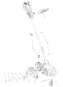 Diagram Diagram and Parts List for CMEED400 Type 1 Craftsman Edger