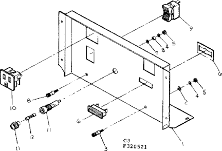 Panel Diagram and Parts List for 580320521  Craftsman Engine