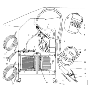 Part Location Diagram of 30093 Ridgid Blade, Rcb-2375 Replacement