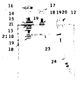 Part Location Diagram of 25325-14 Craftsman Wire assembly