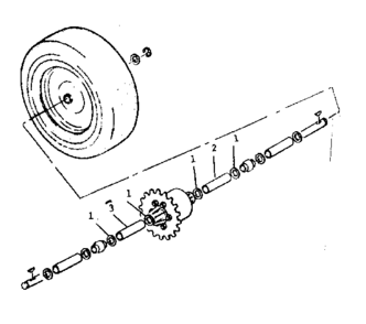 Spacer Kit - Part No. 62714 Diagram and Parts List for 13196601  Craftsman Engine