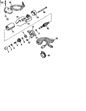 Starter Motor 590556 (71/143) Diagram and Parts List for 143013571  Craftsman Engine