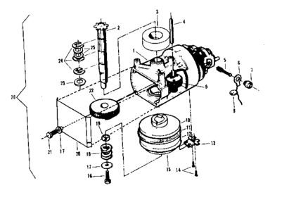 Part Location Diagram of 1A621 Craftsman Commutator a